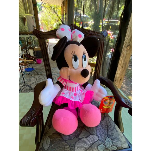 Minnie Mouse Stuffed Plush Doll Toy Mattel Mickey's "Stuff for Kids" 13 inch NOS - Picture 10 of 16